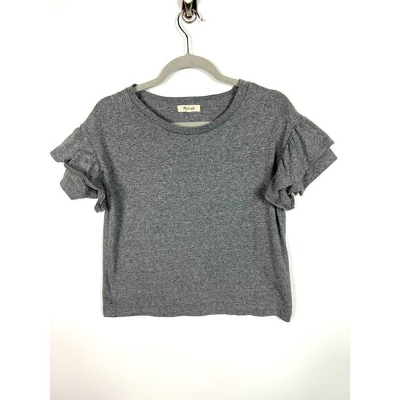 Madewell ruffle sleeve t-shirt - Picture 7 of 8
